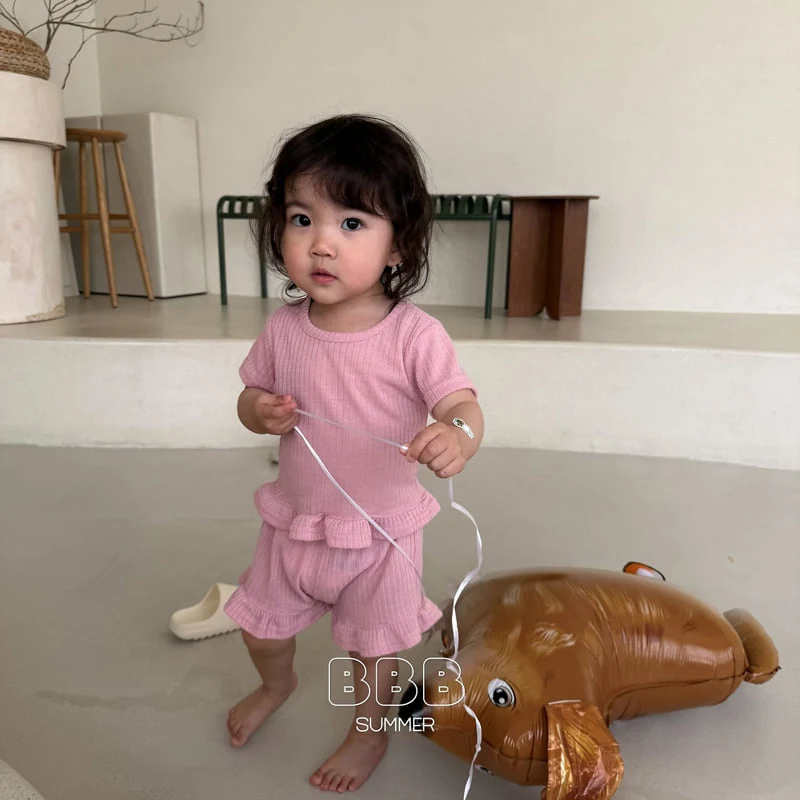 Bella Bambina - Korean Baby Fashion - #onlinebabyboutique - Bebe Minute Frill Set - 11