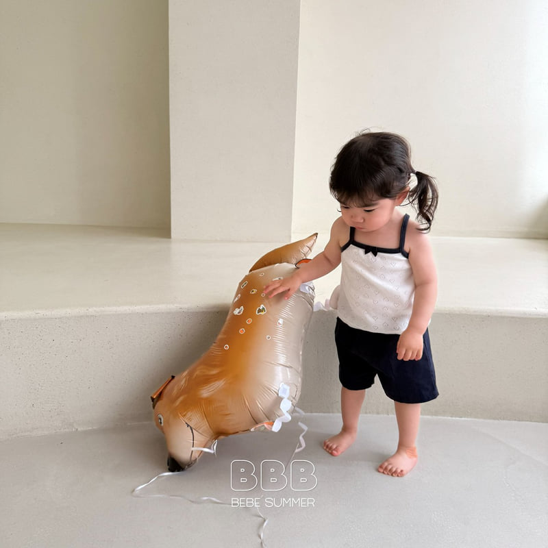 Bella Bambina - Korean Baby Fashion - #onlinebabyboutique - Bebe Ribbon Sleeveless Tee - 10