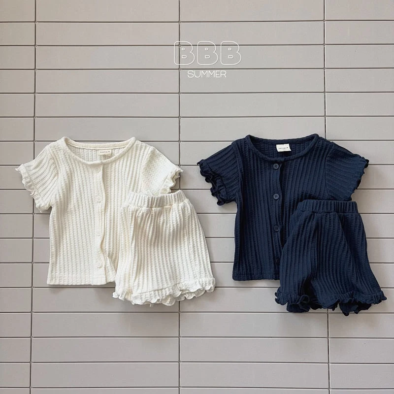 Bella Bambina - Korean Baby Fashion - #onlinebabyboutique - Ready Frill Set