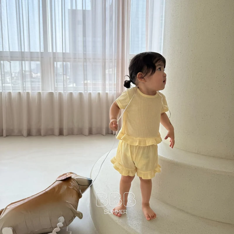 Bella Bambina - Korean Baby Fashion - #onlinebabyshop - Bebe Minute Frill Set - 12