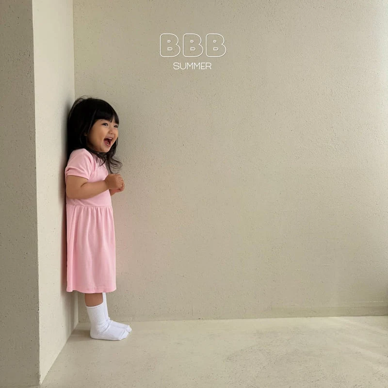 Bella Bambina - Korean Baby Fashion - #onlinebabyshop - Pink One-piece - 9