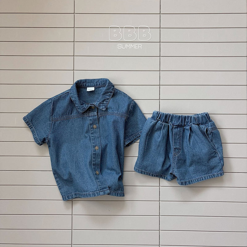 Bella Bambina - Korean Baby Fashion - #onlinebabyshop - Denim Shirt - 6