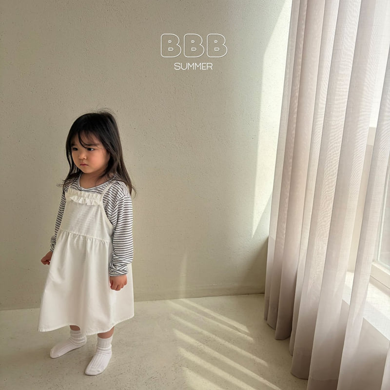 Bella Bambina - Korean Baby Fashion - #onlinebabyshop - Raw Frill One-piece - 8