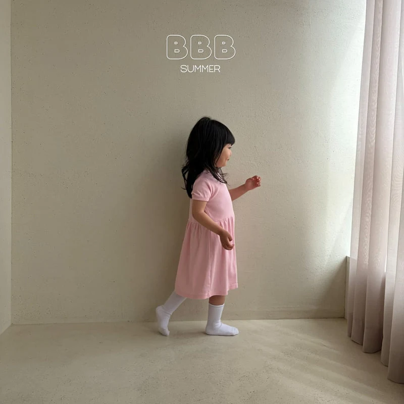Bella Bambina - Korean Baby Fashion - #smilingbaby - Pink One-piece - 10