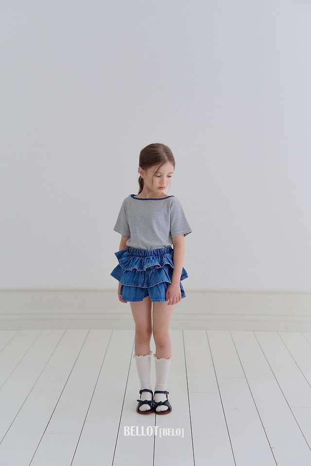 Bellot - Korean Children Fashion - #Kfashion4kids - Loan Striped Tee - 9