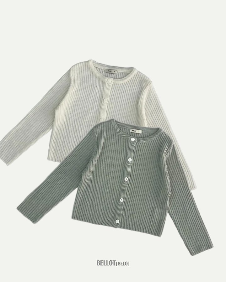 Bellot - Korean Children Fashion - #Kfashion4kids - Linen Ribbed Cardigan - 6