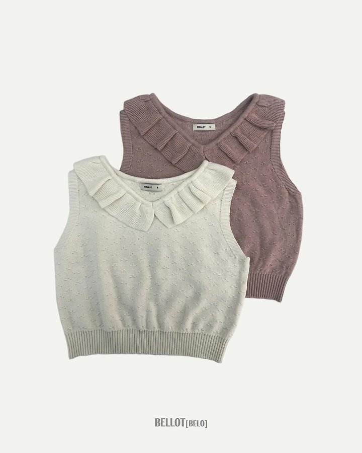 Bellot - Korean Children Fashion - #Kfashion4kids - Rosy Frill Top - 5