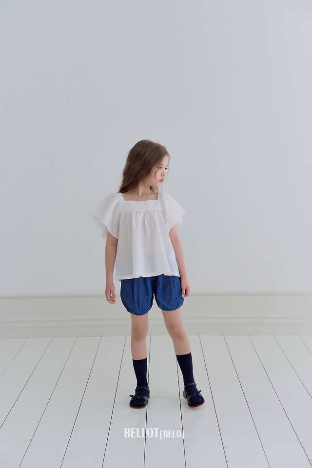 Bellot - Korean Children Fashion - #Kfashion4kids - Pumpkin Denim Shorts - 11