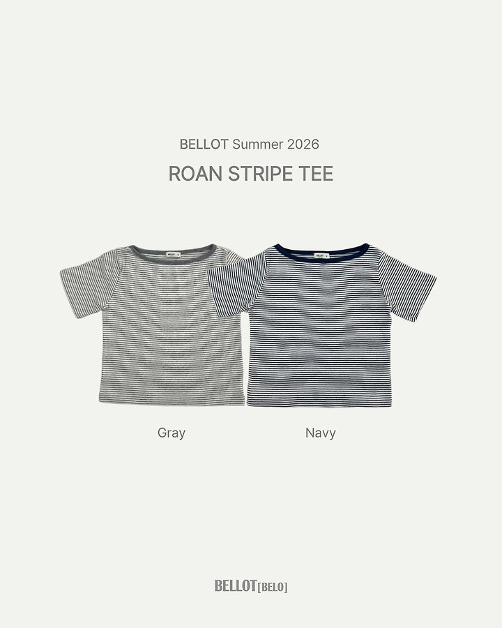 Bellot - Korean Children Fashion - #childofig - Loan Striped Tee