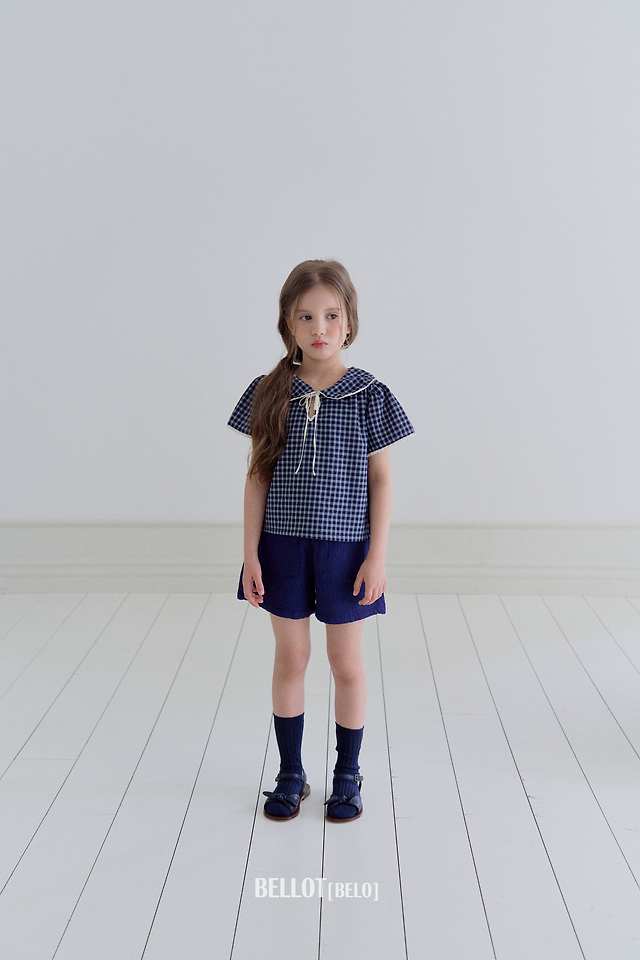 Bellot - Korean Children Fashion - #childrensboutique - Chloe Check Blouse - 11