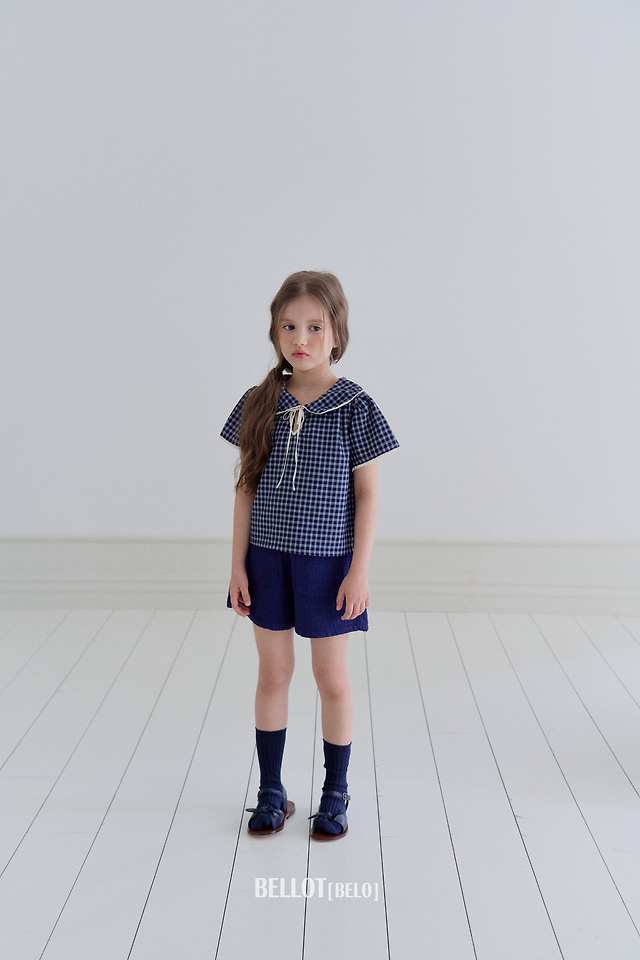 Bellot - Korean Children Fashion - #designkidswear - Chloe Check Blouse - 12