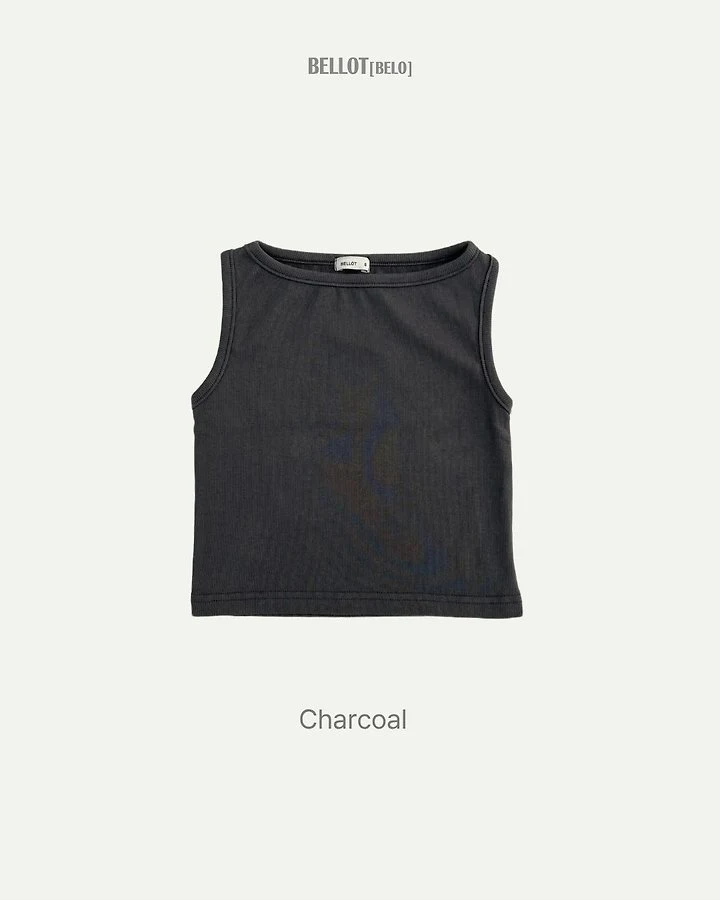Bellot - Korean Children Fashion - #discoveringself - Ner Ribbed Sleeveless - 5