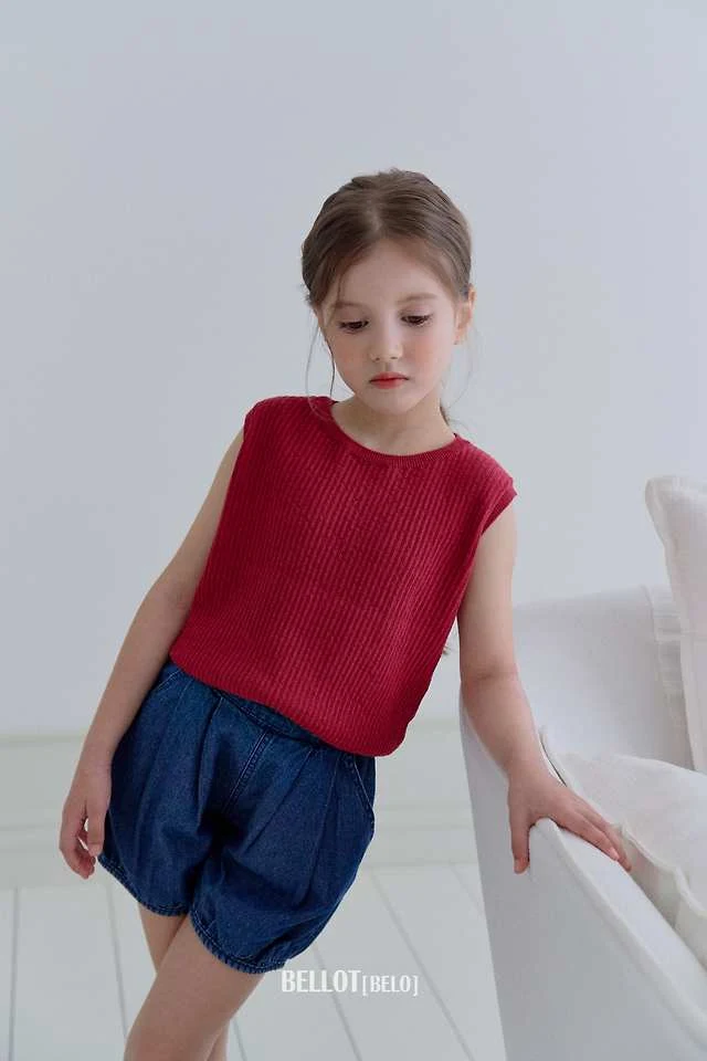 Bellot - Korean Children Fashion - #fashionkids - Sage Sleeveless - 10