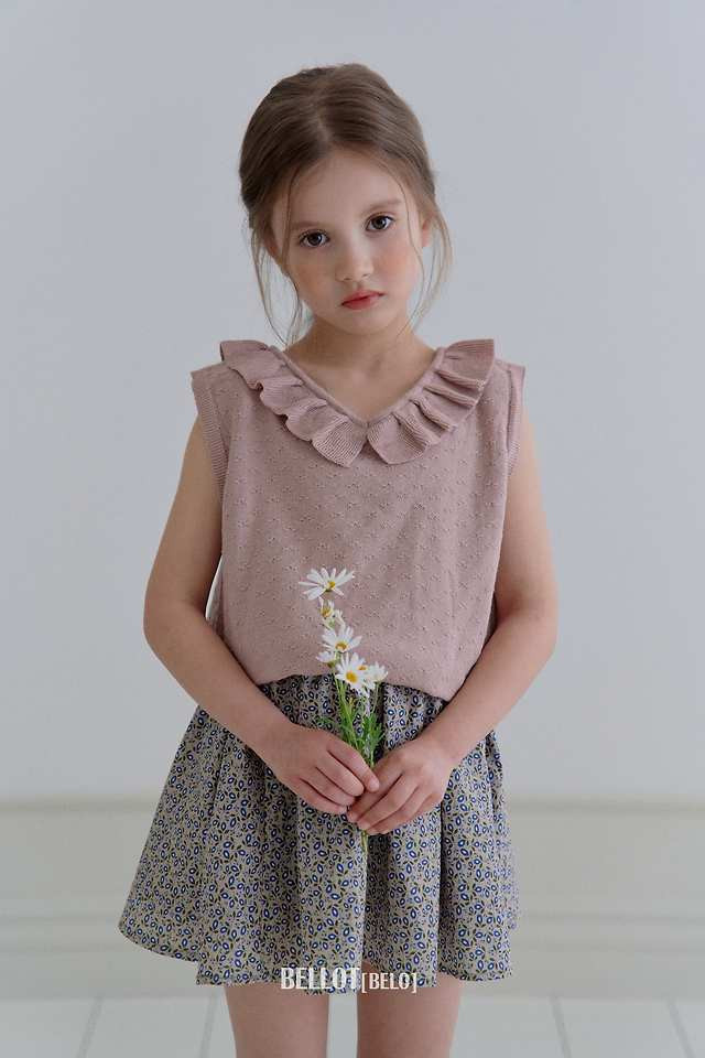 Bellot - Korean Children Fashion - #kidsstore - Rosy Frill Top - 3
