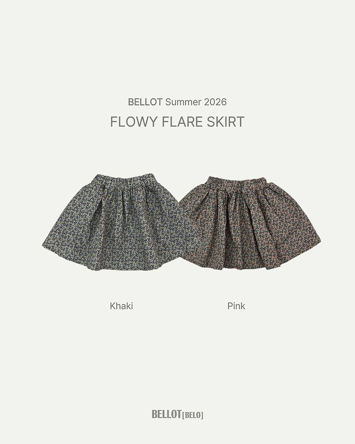 Bellot - Korean Children Fashion - #kidsstore - Flow Full Skirt