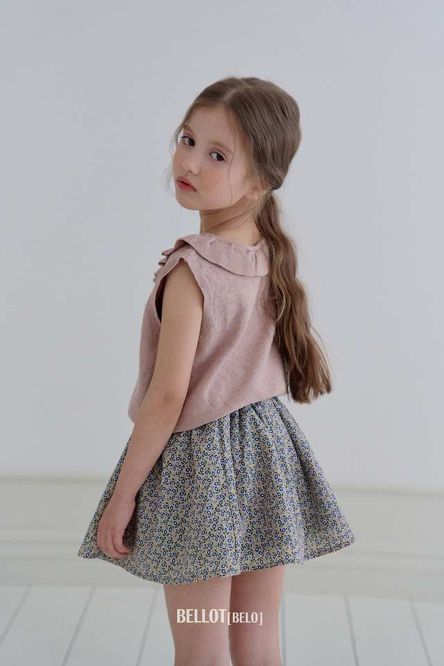 Bellot - Korean Children Fashion - #kidsstore - Rosy Frill Top - 4
