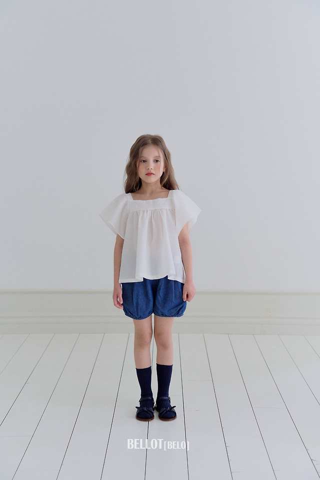 Bellot - Korean Children Fashion - #kidzfashiontrend - Pumpkin Denim Shorts - 10