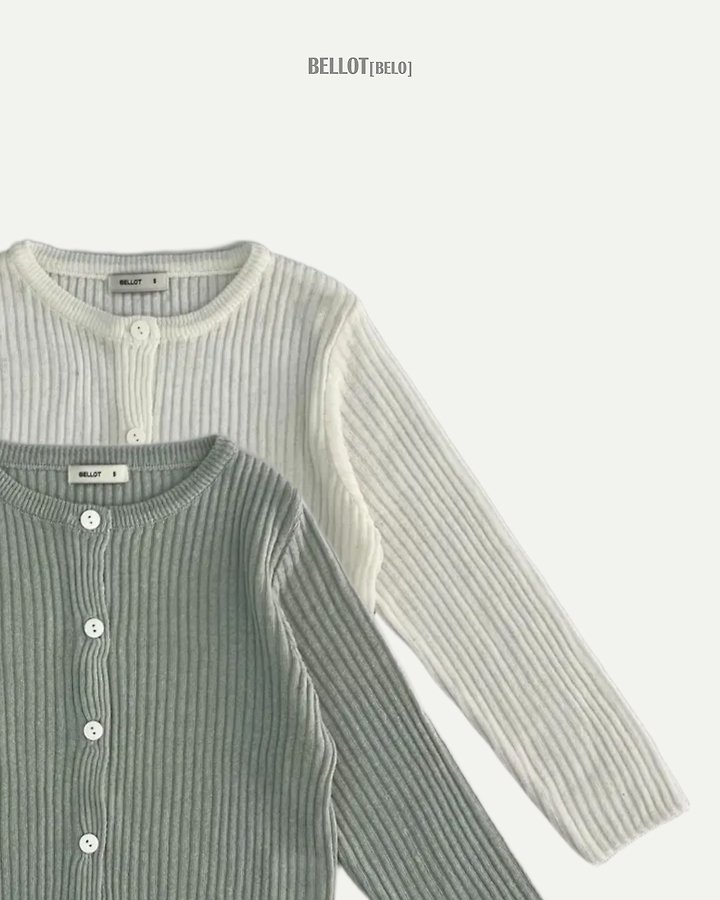 Bellot - Korean Children Fashion - #littlefashionista - Linen Ribbed Cardigan - 7