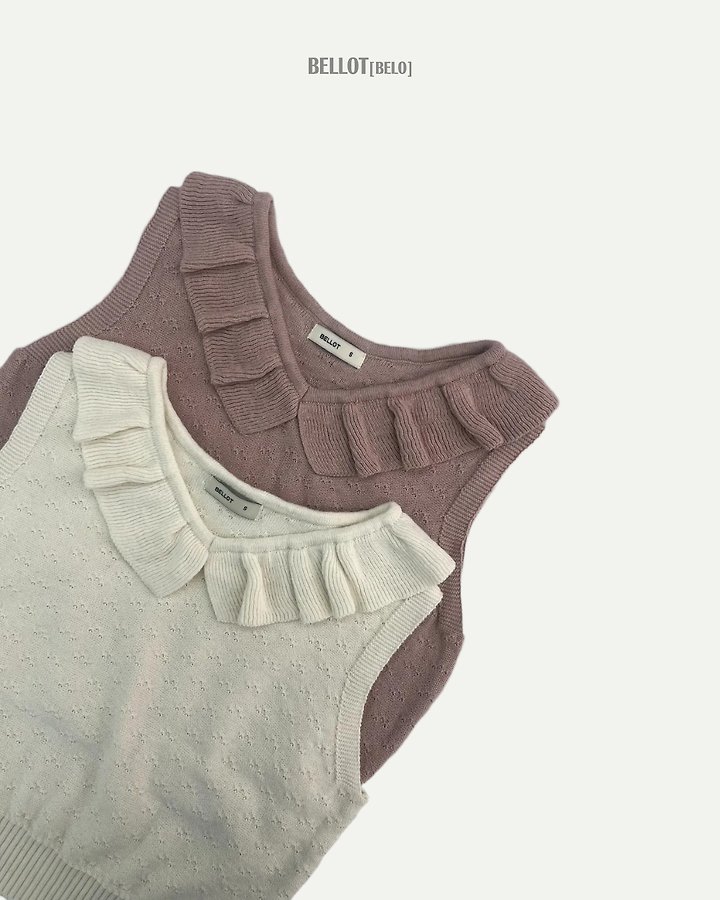 Bellot - Korean Children Fashion - #littlefashionista - Rosy Frill Top - 6