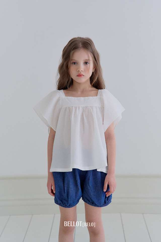 Bellot - Korean Children Fashion - #littlefashionista - Pumpkin Denim Shorts - 12