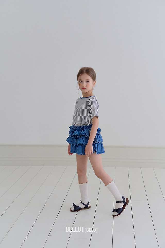 Bellot - Korean Children Fashion - #magicofchildhood - Loan Striped Tee - 11