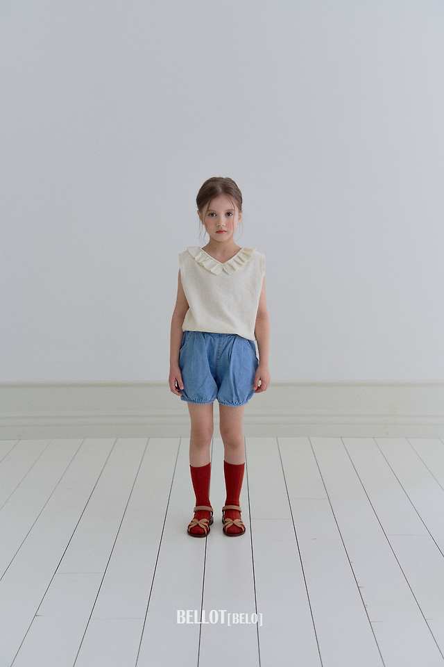 Bellot - Korean Children Fashion - #minifashionista - Rosy Frill Top - 8