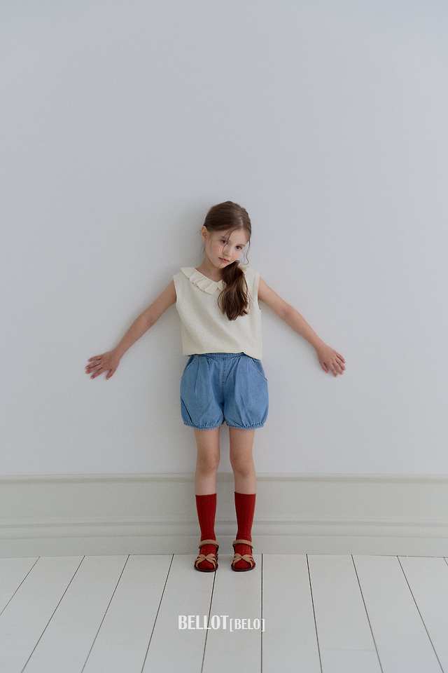 Bellot - Korean Children Fashion - #prettylittlegirls - Rosy Frill Top - 9