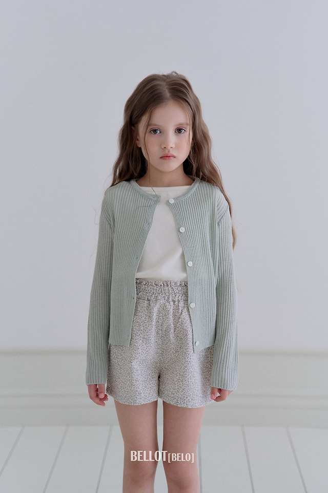 Bellot - Korean Children Fashion - #toddlerclothing - Linen Ribbed Cardigan - 12