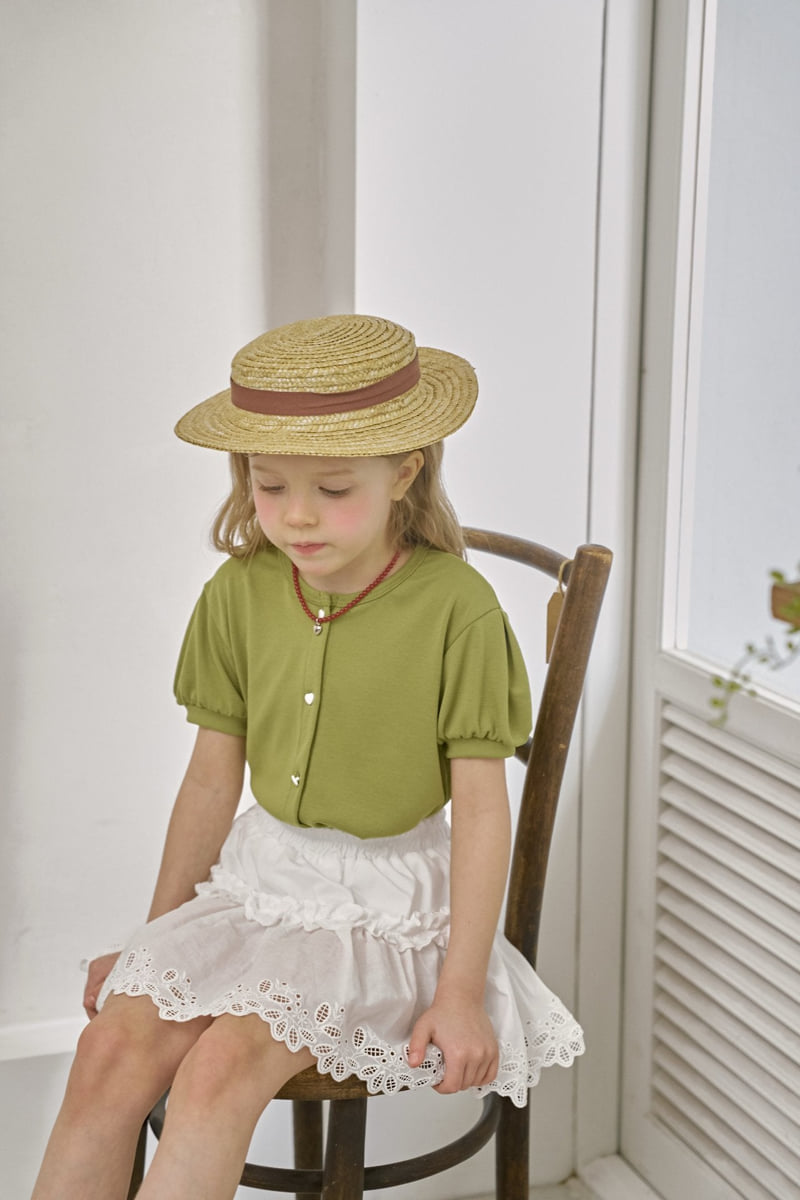 Berry Berry - Korean Children Fashion - #childofig - White Lip Skirt - 5
