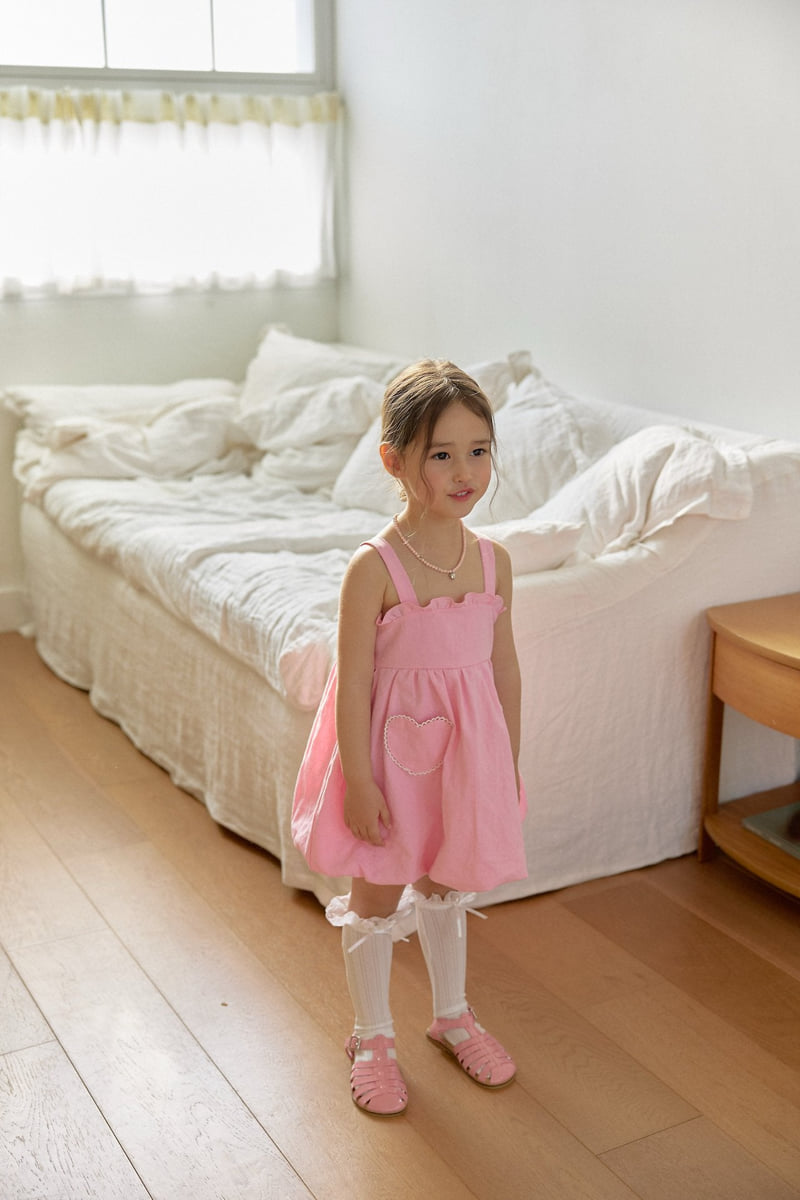 Berry Berry - Korean Children Fashion - #childrensboutique - Heart Balloon One-piece - 7