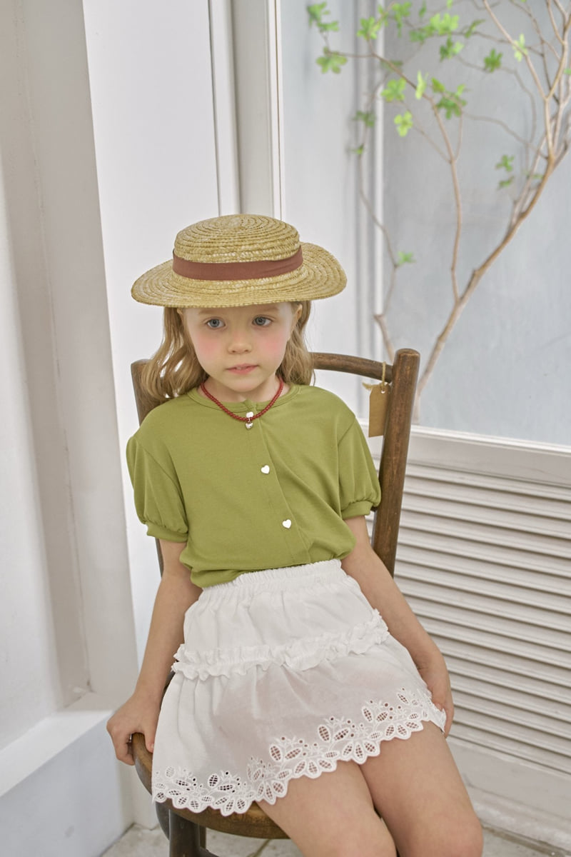 Berry Berry - Korean Children Fashion - #childrensboutique - White Lip Skirt - 6