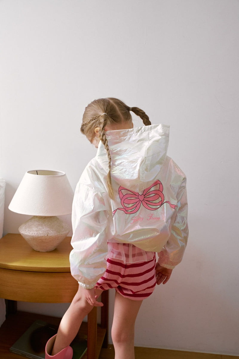 Berry Berry - Korean Children Fashion - #designkidswear - Glitter Windbreaker Jacket - 2