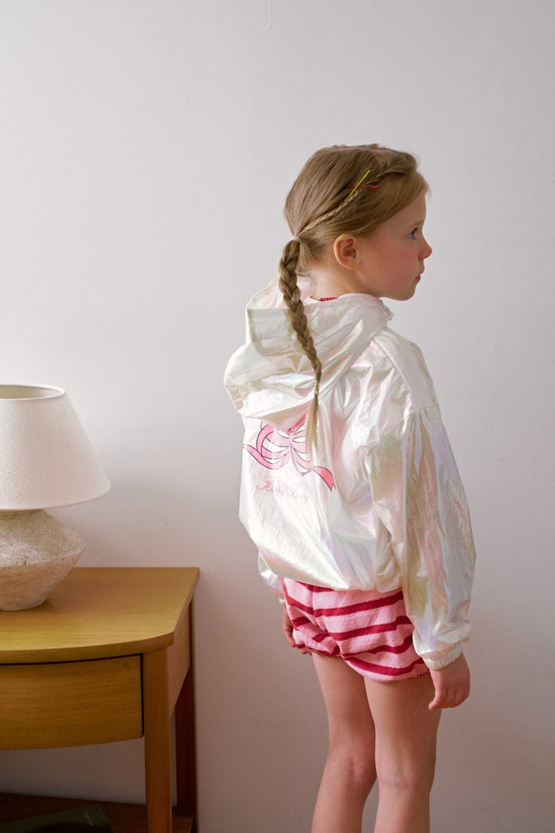 Berry Berry - Korean Children Fashion - #discoveringself - Glitter Windbreaker Jacket - 3