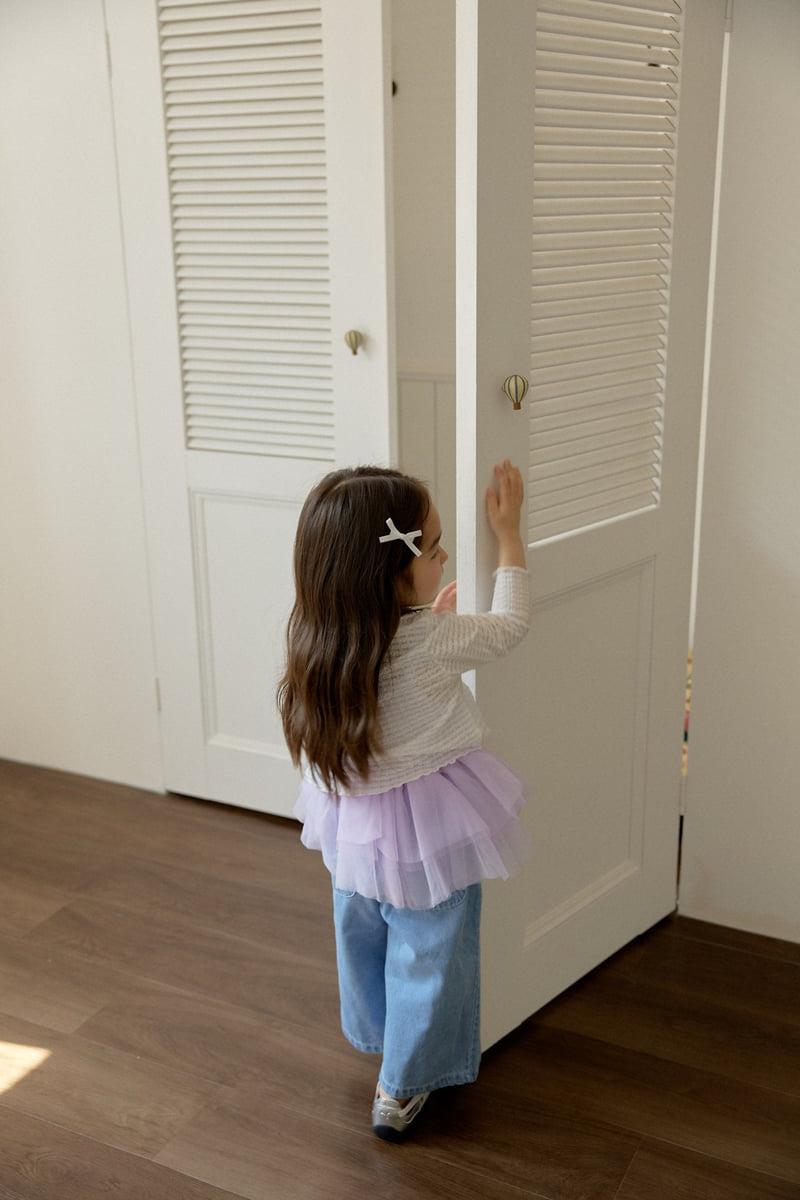 Berry Berry - Korean Children Fashion - #discoveringself - Loose Fit Denim Pants - 3