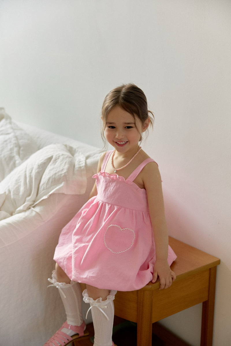 Berry Berry - Korean Children Fashion - #discoveringself - Heart Balloon One-piece - 9