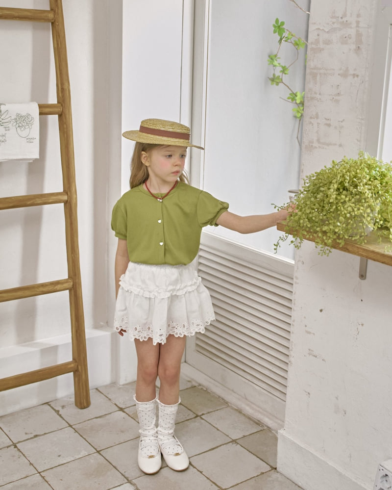 Berry Berry - Korean Children Fashion - #discoveringself - White Lip Skirt - 8