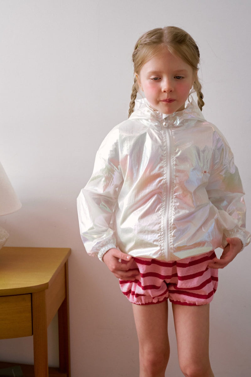 Berry Berry - Korean Children Fashion - #discoveringself - Glitter Windbreaker Jacket - 4
