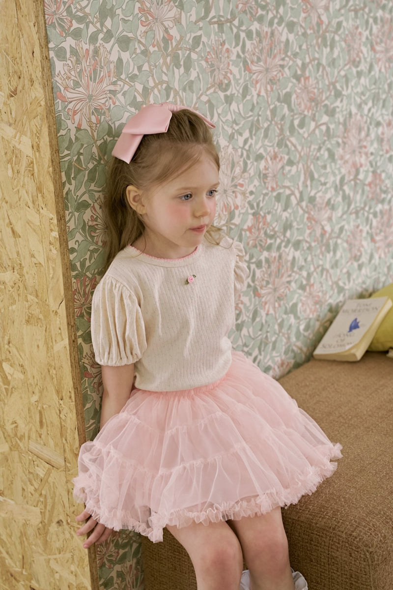 Berry Berry - Korean Children Fashion - #fashionkids - Bella Flower Tee - 9