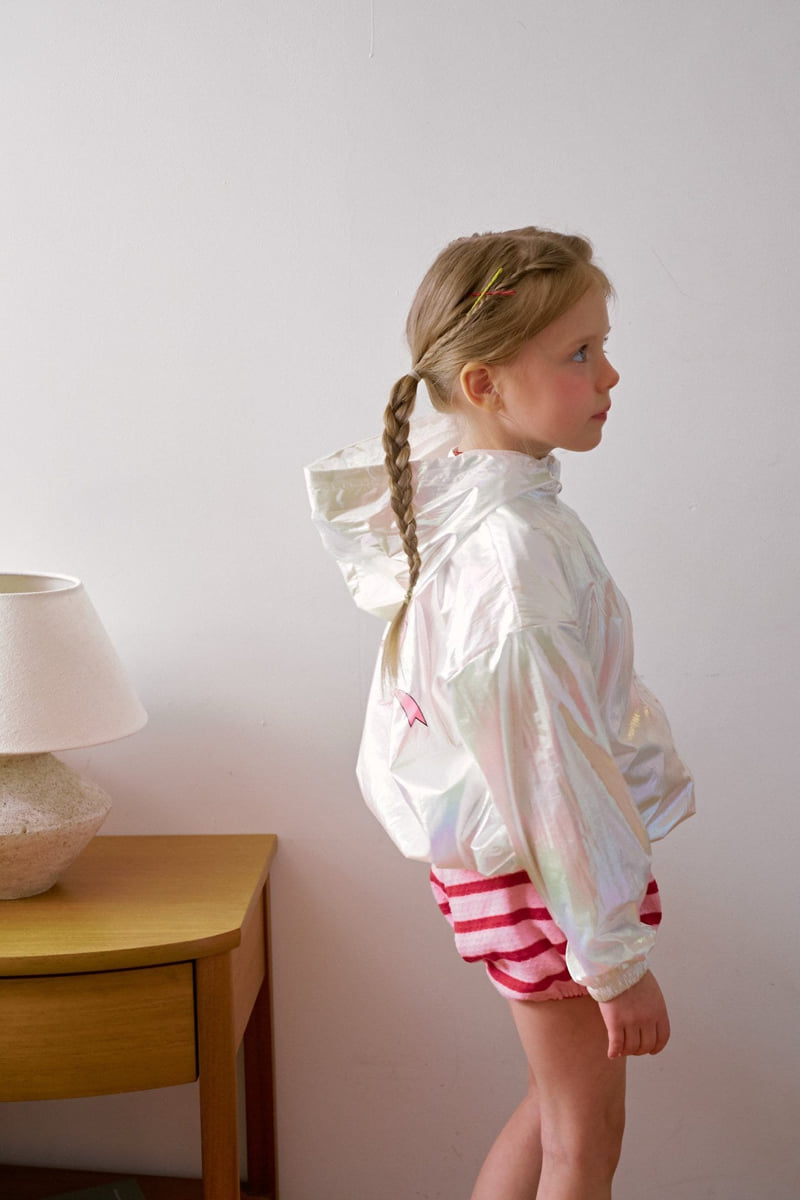 Berry Berry - Korean Children Fashion - #kidsshorts - Glitter Windbreaker Jacket - 5