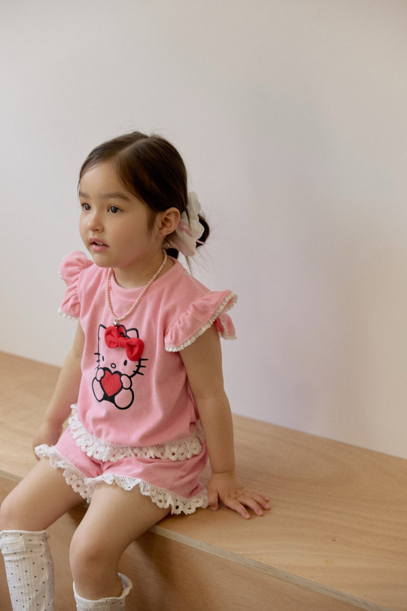 Berry Berry - Korean Children Fashion - #kidsshorts - Mochi Cat Set - 7