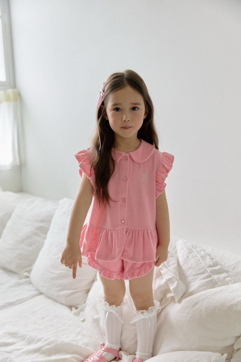 Berry Berry - Korean Children Fashion - #kidsshorts - Angel Terry Set - 12