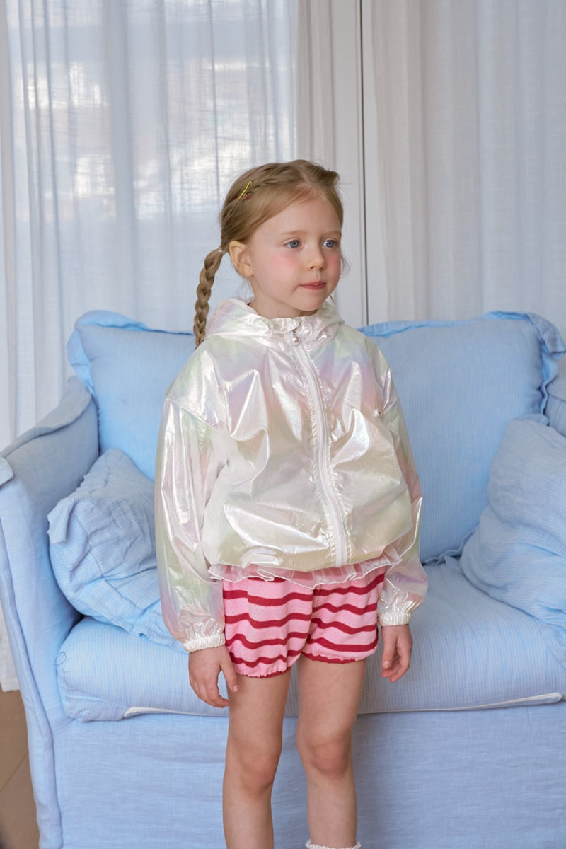 Berry Berry - Korean Children Fashion - #kidsstore - Glitter Windbreaker Jacket - 6