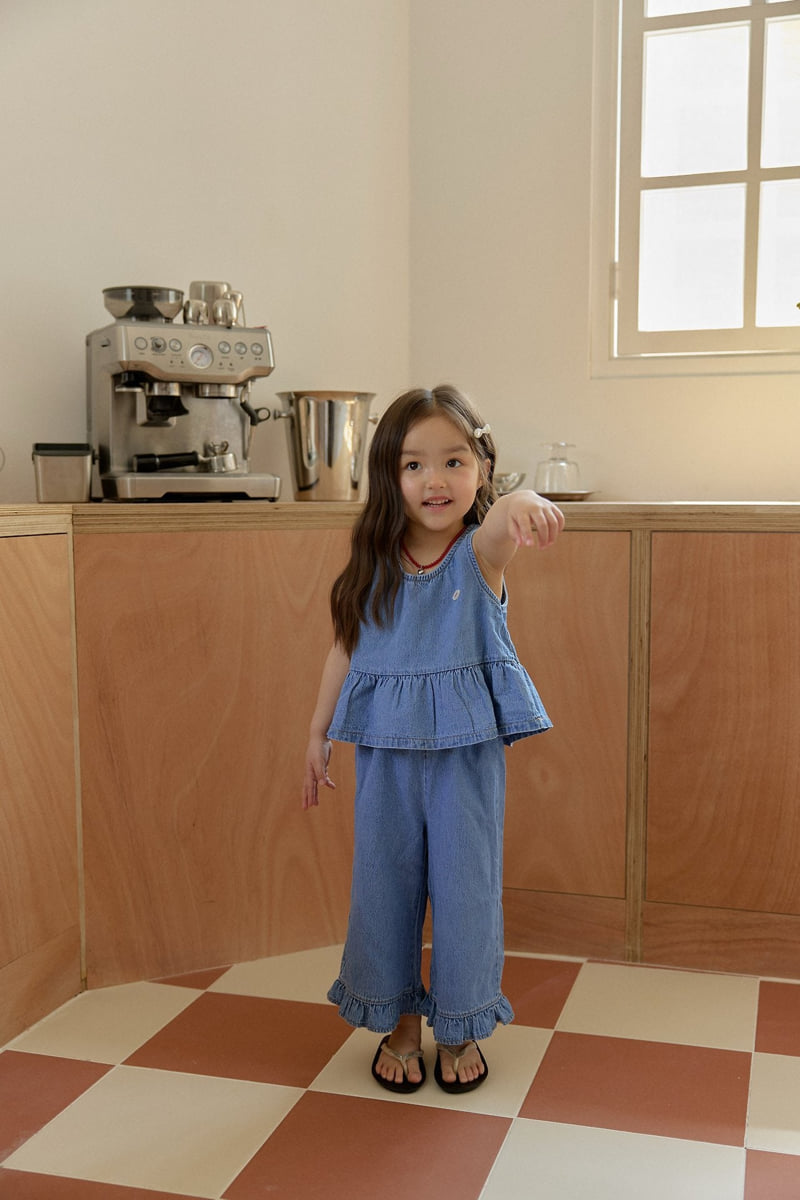 Berry Berry - Korean Children Fashion - #kidsshorts - Denim Set - 4