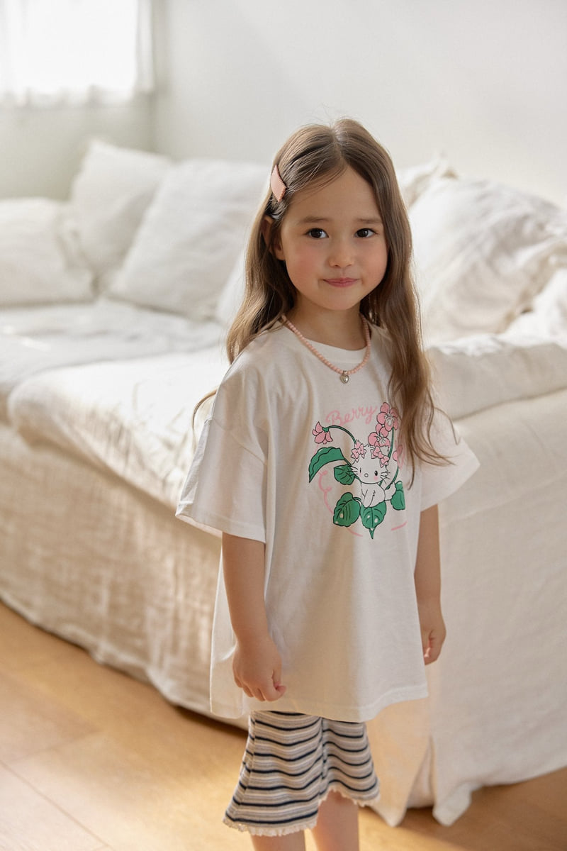 Berry Berry - Korean Children Fashion - #kidsstore - Summer Meow Tee - 9