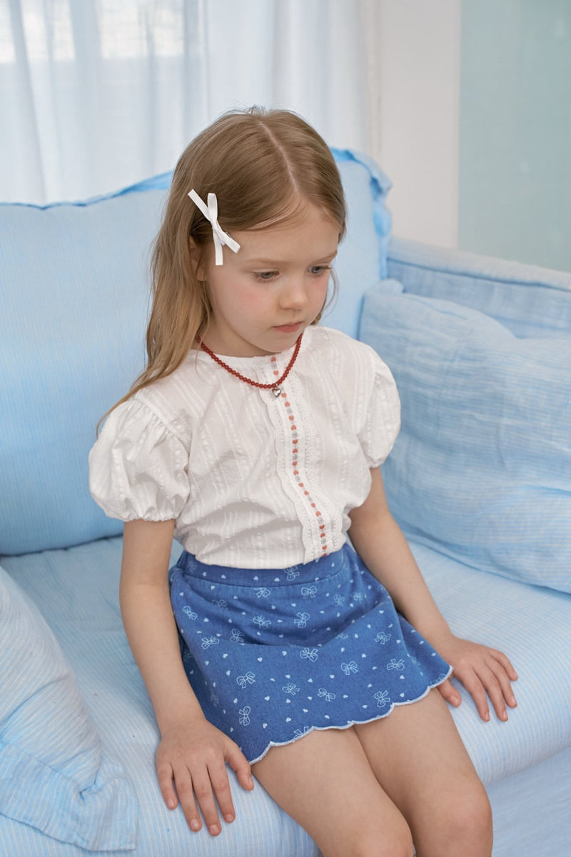 Berry Berry - Korean Children Fashion - #kidsstore - Yogurt Blouse - 6