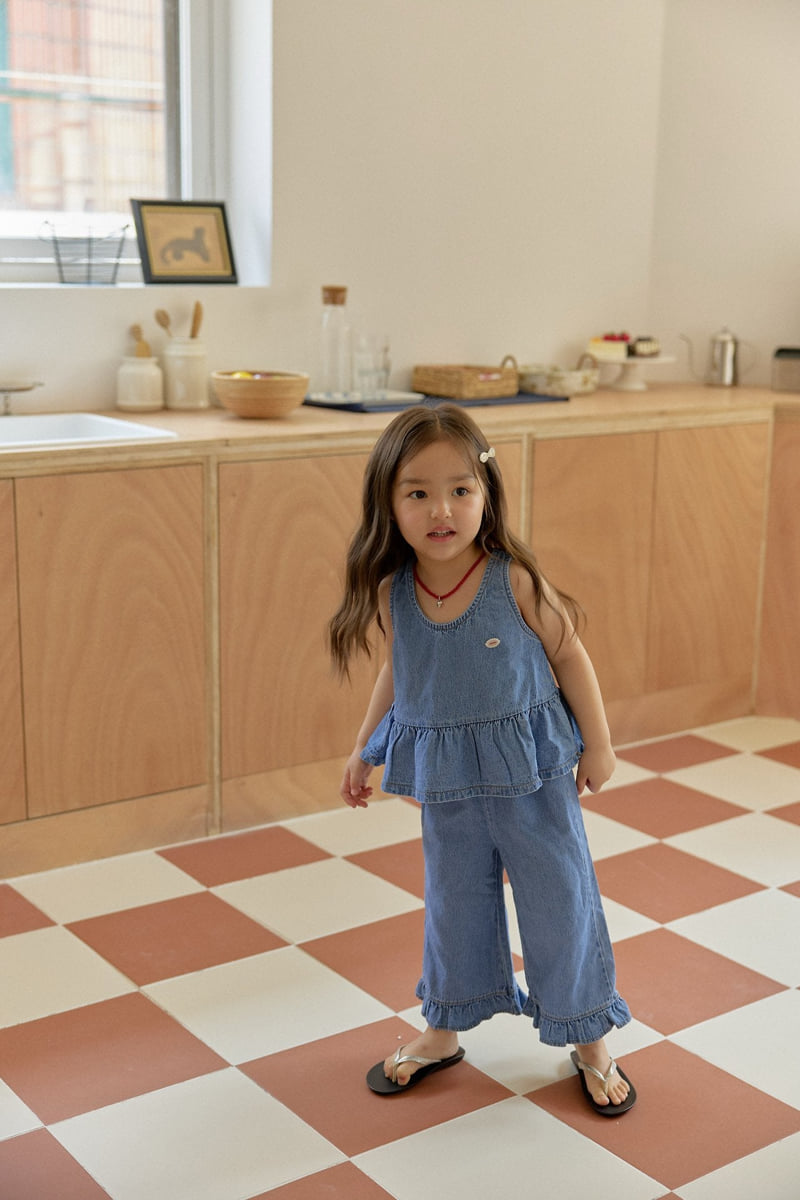 Berry Berry - Korean Children Fashion - #kidzfashiontrend - Denim Set - 5