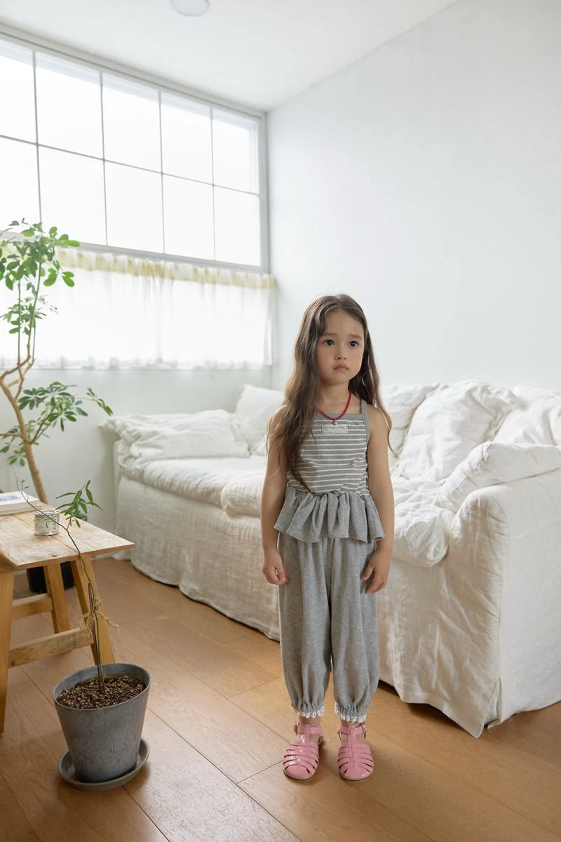 Berry Berry - Korean Children Fashion - #prettylittlegirls - Uni Terry Jogger Pants - 8
