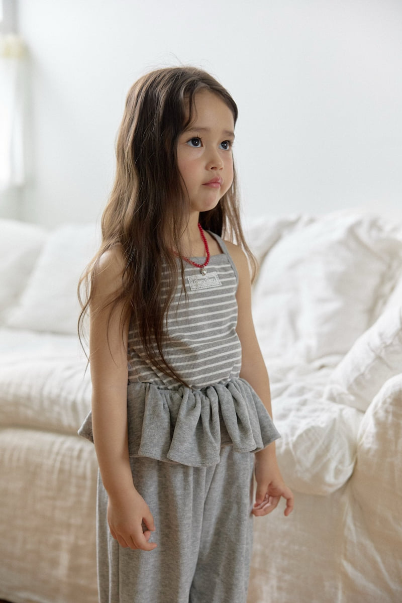 Berry Berry - Korean Children Fashion - #stylishchildhood - Lunch Sleeveless Top - 8