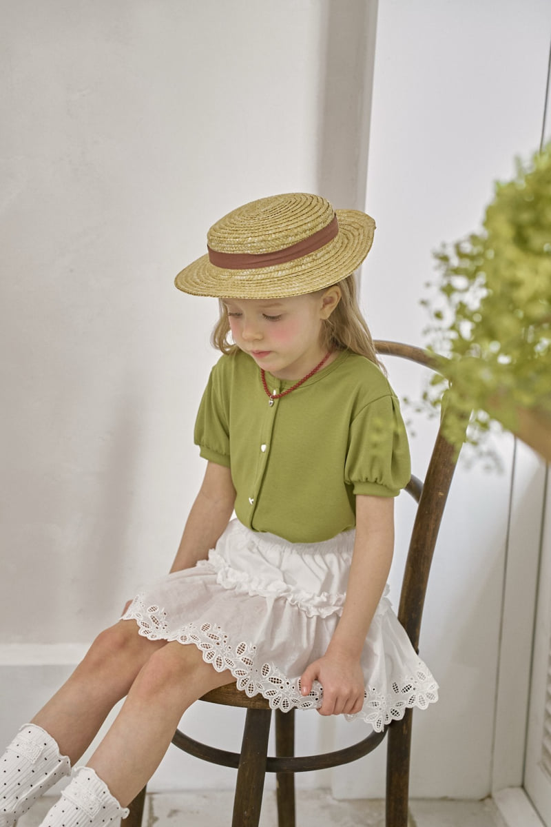 Berry Berry - Korean Children Fashion - #todddlerfashion - White Lip Skirt - 2