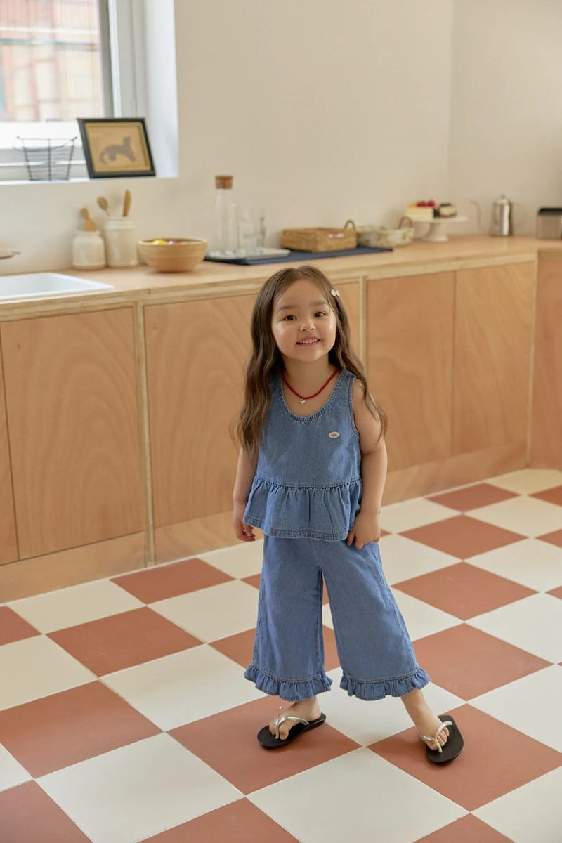 Berry Berry - Korean Children Fashion - #toddlerclothing - Denim Set - 12